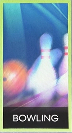 BOWLING game tile on the Triple Play simulator