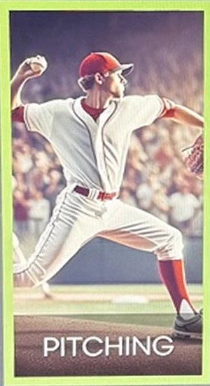PITCHING game tile on the Triple Play simulator